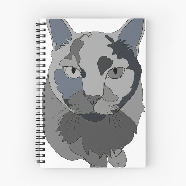 Item preview, Mystic Dilute Tortoiseshell Cat Line Art designed and sold by Komatoya.