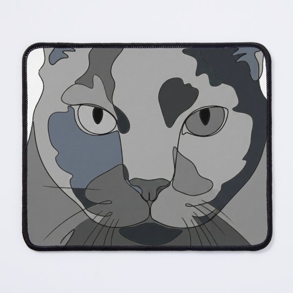 Item preview, Mystic Dilute Tortoiseshell Cat Line Art designed and sold by Komatoya.