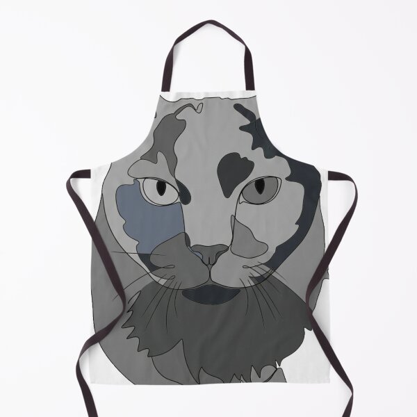 Item preview, Mystic Dilute Tortoiseshell Cat Line Art designed and sold by Komatoya.