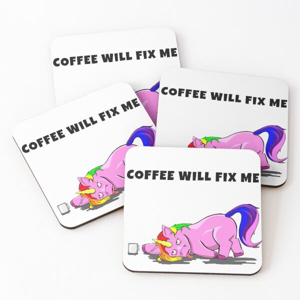 Item preview, Coffee Unicorn Needs Fixing designed and sold by Batmantis275.