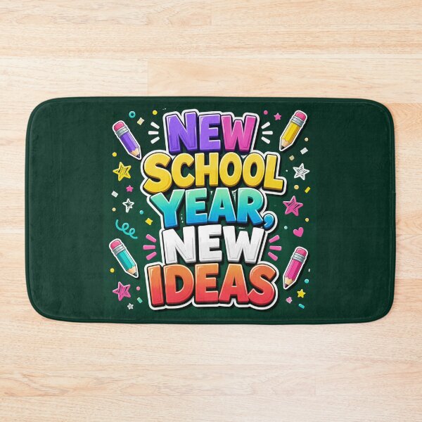 Item preview, New School Year New Ideas Rainbow 3D Bubble Text Classroom Magnet designed and sold by FestivityFinds.