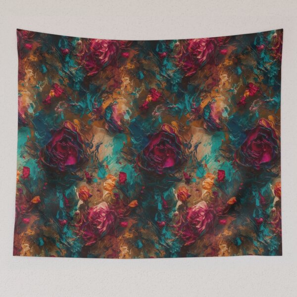 Item preview, Abstract rose flowers designed and sold by Baart72.
