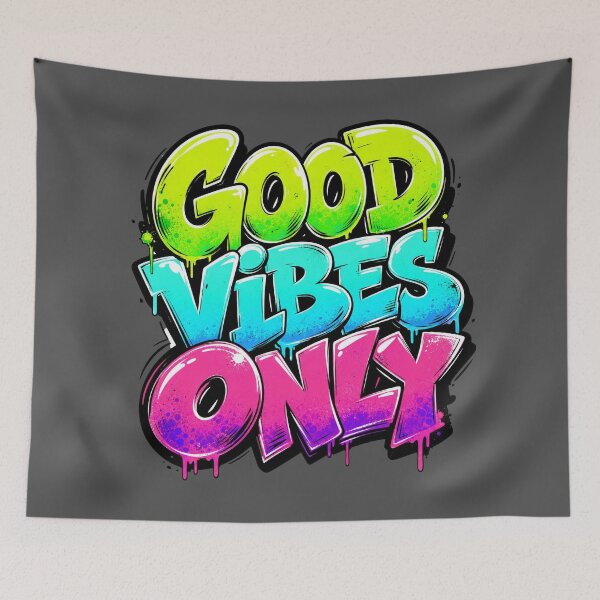 Item preview, Good Vibes Only - Uplifting Quote designed and sold by Graphic Vibe Designs.