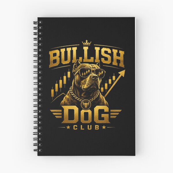 Item preview, Bullish Dog Club Funny Trader Dog Trading Design designed and sold by PipForgeStudio .