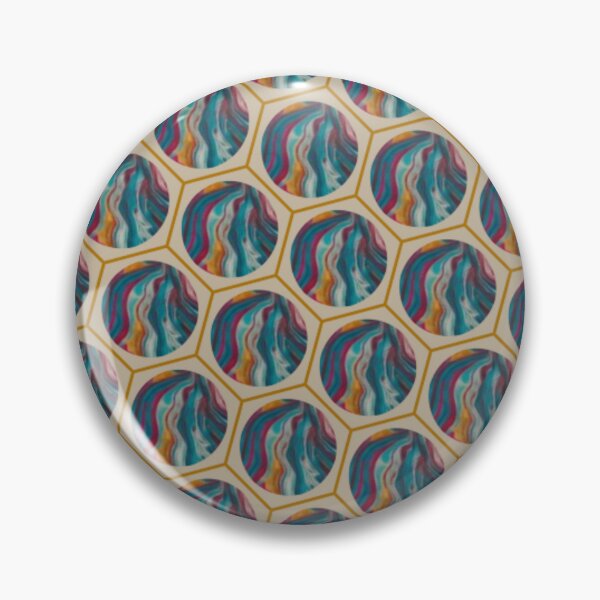 Item preview, Rainbow Sunset Dots Pattern designed and sold by Shy Fractal Designs.