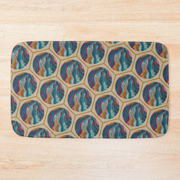 Item preview, Rainbow Sunset Dots Pattern designed and sold by Shy Fractal Designs.