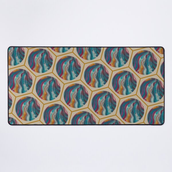 Item preview, Rainbow Sunset Dots Pattern designed and sold by Shy Fractal Designs.