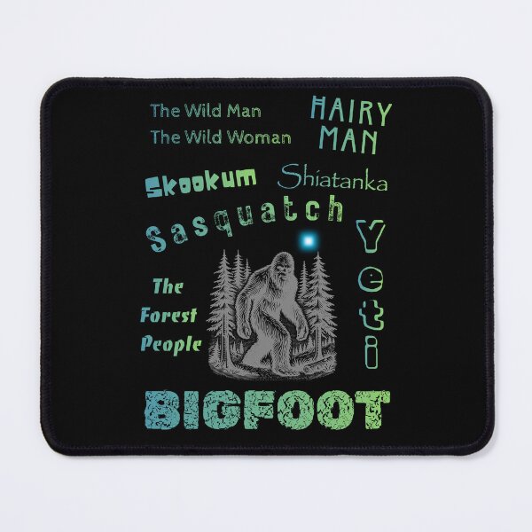 Item preview, Bigfoot Sasquatch Word Collage designed and sold by Esoteric Excavation.
