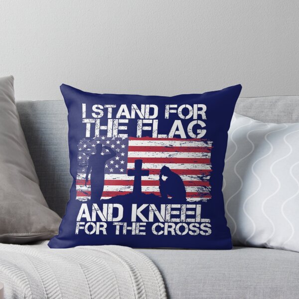 Item preview, I stand for the Flag and Kneel for the Cross American Flag  designed and sold by alenaz.