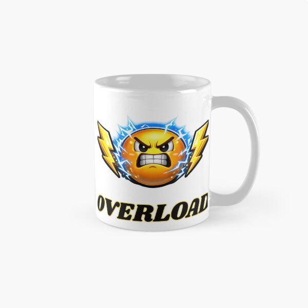 Item preview, Overload ⚡ Angry Power Emoji | Electric Rage Expression | Gaming Sticker designed and sold by UrbanEchoHub.