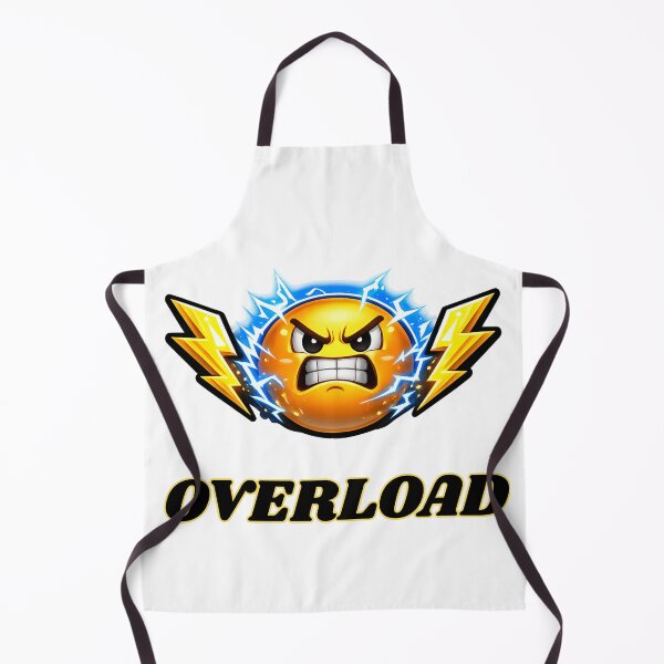 Item preview, Overload ⚡ Angry Power Emoji | Electric Rage Expression | Gaming Sticker designed and sold by UrbanEchoHub.