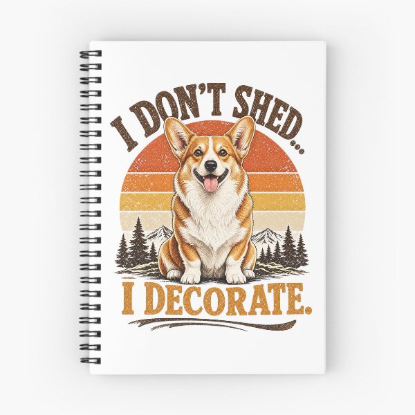 Item preview,  I Don't Shed I Decorate - Funny Vintage Corgi designed and sold by Lordweek.
