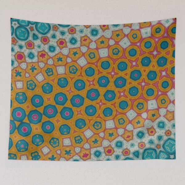 Item preview, Retro Hippie Pattern designed and sold by Shy Fractal Designs.