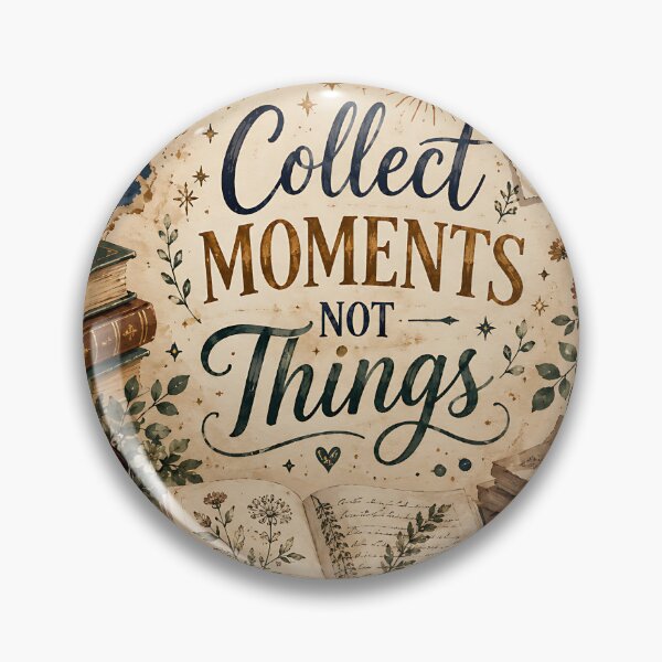 Item preview, Collect Moments Not Things Vintage Scrapbook Celestial Art  designed and sold by Jaideep Walia.