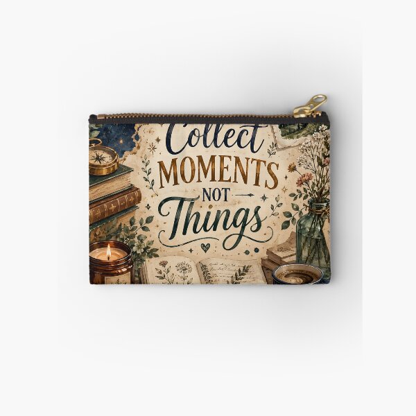 Item preview, Collect Moments Not Things Vintage Scrapbook Celestial Art  designed and sold by Jaideep Walia.