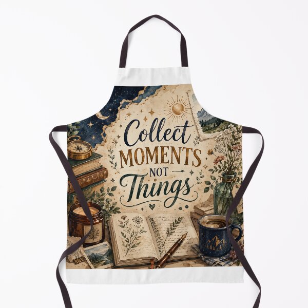 Item preview, Collect Moments Not Things Vintage Scrapbook Celestial Art designed and sold by Jaideep Walia.