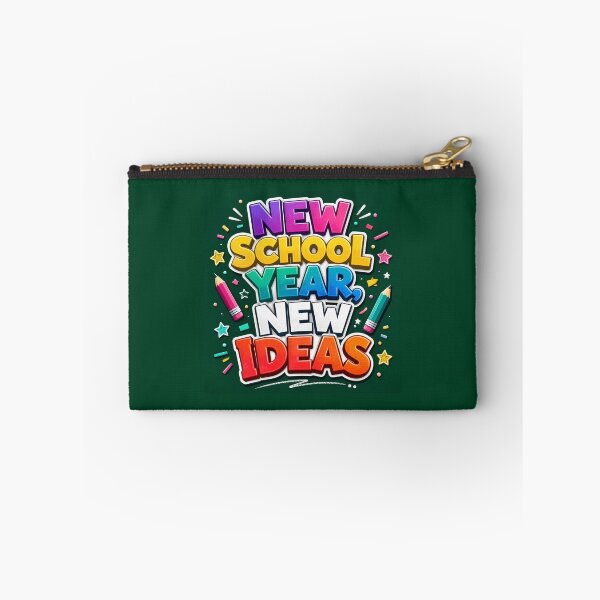 Item preview, New School Year New Ideas Rainbow 3D Bubble Text School Notebook designed and sold by FestivityFinds.