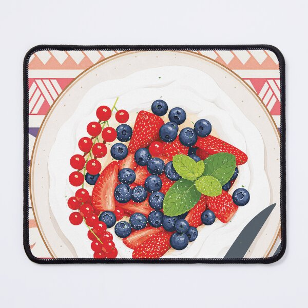 Item preview, Vintage Pavlova Dessert Travel Poster designed and sold by SurfolioPrints.