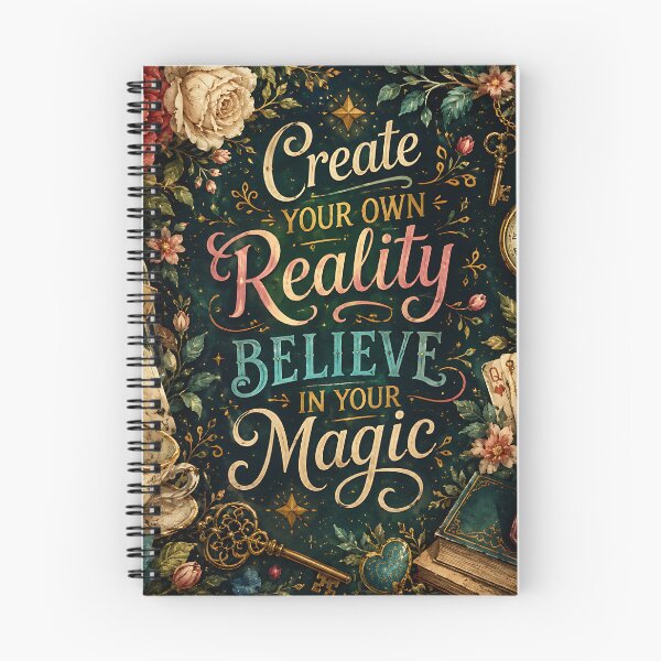 Item preview, Create Your Own Reality Vintage Magic Typography Art  designed and sold by Jaideep Walia.