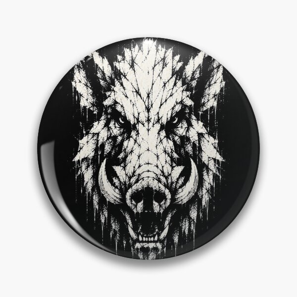 Item preview, Geometric Wild Boar Head - Grunge Animal Skull Shirt designed and sold by JonelCrafts.