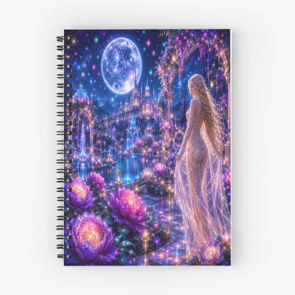 Item preview, Moonlit Elven Garden Luxury Bedding | Signature Collection - Comforters designed and sold by DigiArt8Design.