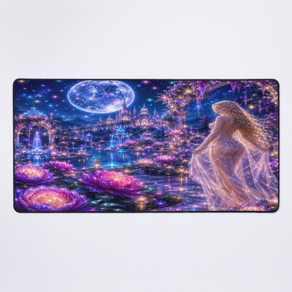 Item preview, Moonlit Elven Garden Luxury Bedding | Signature Collection - Comforters designed and sold by DigiArt8Design.