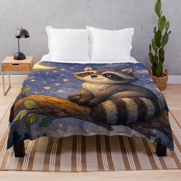 Item preview, Baby Raccoon Nursery Art - No. 3 designed and sold by susiecc.