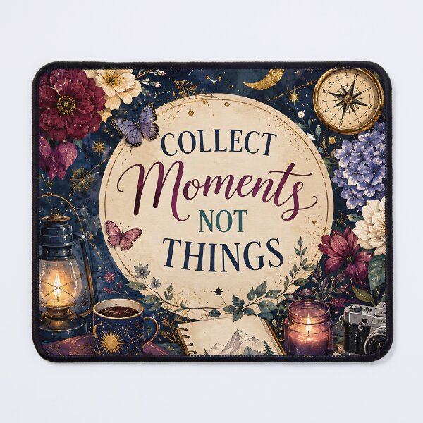 Item preview, Collect Moments Not Things Celestial Travel Illustration designed and sold by Jaideep Walia.