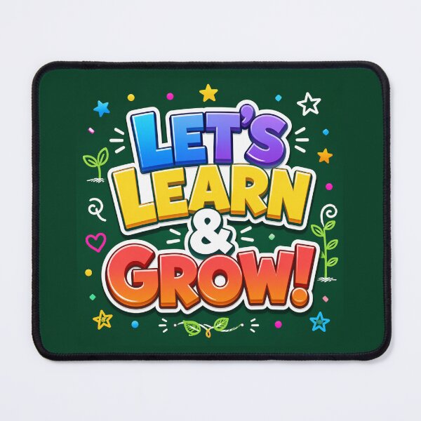 Item preview, Let's Learn and Grow Rainbow 3D Bubble Text Classroom Magnet designed and sold by FestivityFinds.