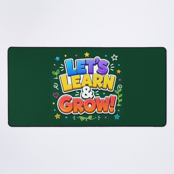 Item preview, Let's Learn and Grow Rainbow 3D Bubble Text Classroom Magnet designed and sold by FestivityFinds.