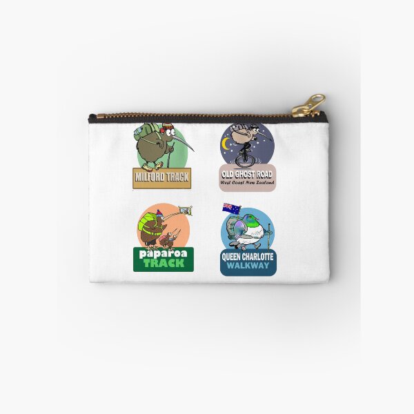 Item preview, New Zealand Great Walks Cartoon Birds Collection designed and sold by Al Benge.