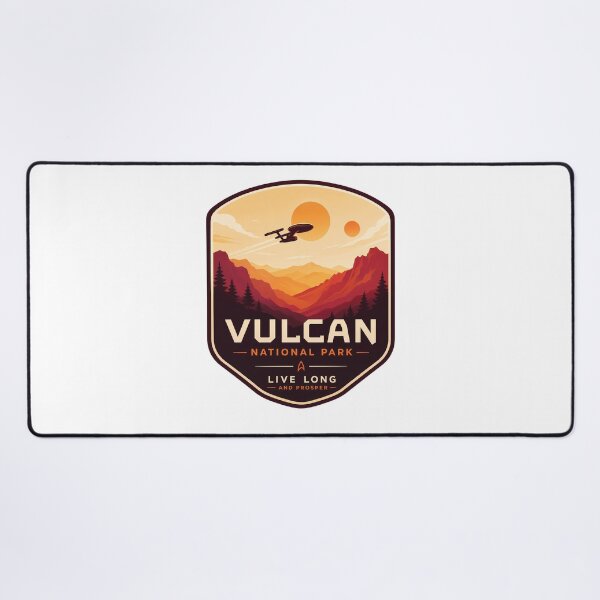Item preview, Vulcan National Park - Live Long and Prosper designed and sold by FrontierCosmic.