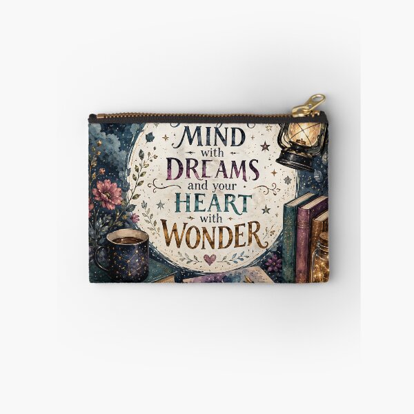 Item preview, Fill Your Mind With Dreams Celestial Typography Art  designed and sold by Jaideep Walia.