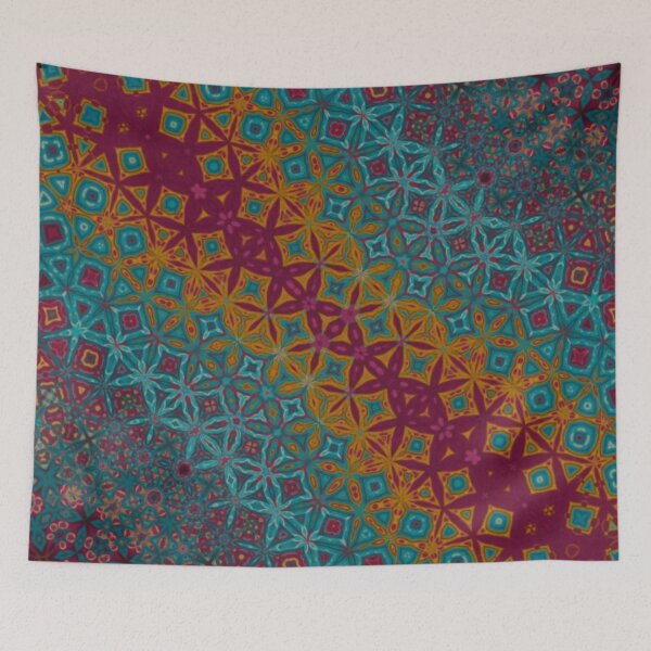 Item preview, Bike Spokes Flag Pattern designed and sold by Shy Fractal Designs.