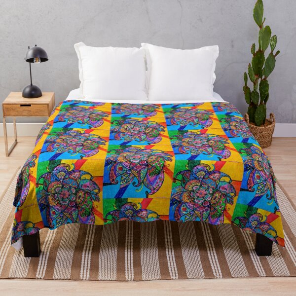 Item preview, Vibrant Mandala Flower Bloom Abstract Art designed and sold by Selena.m.studio.