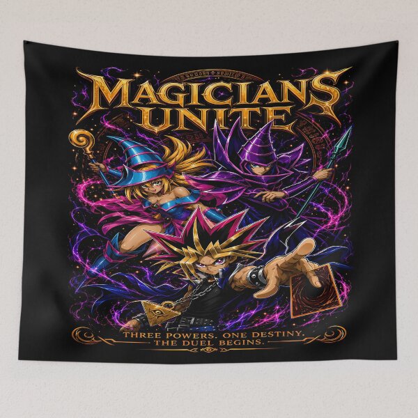Item preview, Magicians Unite - Epic Yami Yugi & Spellcasters Aesthetic Design designed and sold by Trinidesigns123.