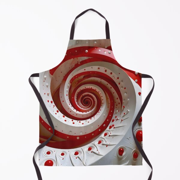 Item preview, Espiral roja y blanca hipnotizante designed and sold by Vicky Brago-Mitchell®.