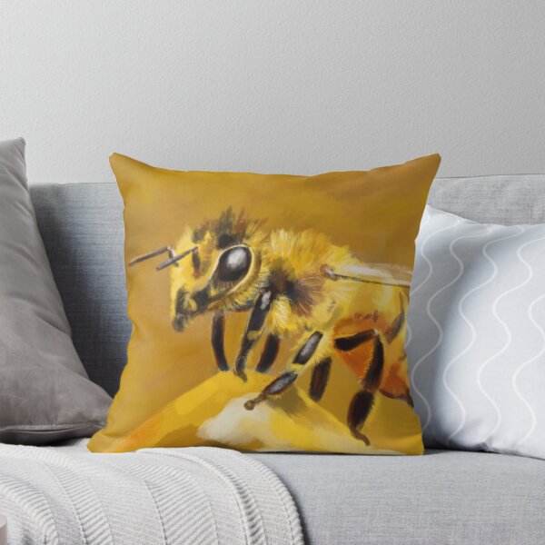 Item preview, Detailed Honey Bee Digital Painting designed and sold by ahmadclothings.