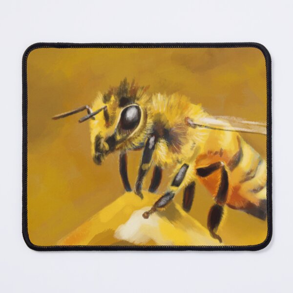 Item preview, Detailed Honey Bee Digital Painting designed and sold by ahmadclothings.