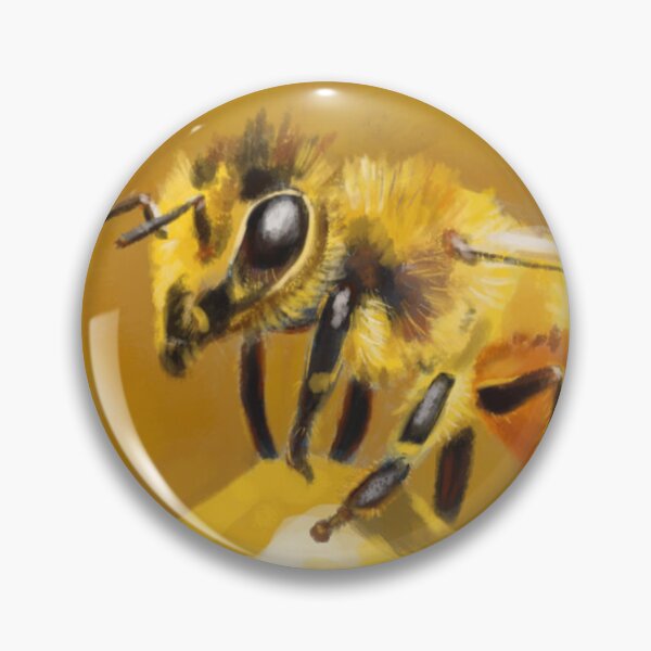 Item preview, Detailed Honey Bee Digital Painting designed and sold by ahmadclothings.