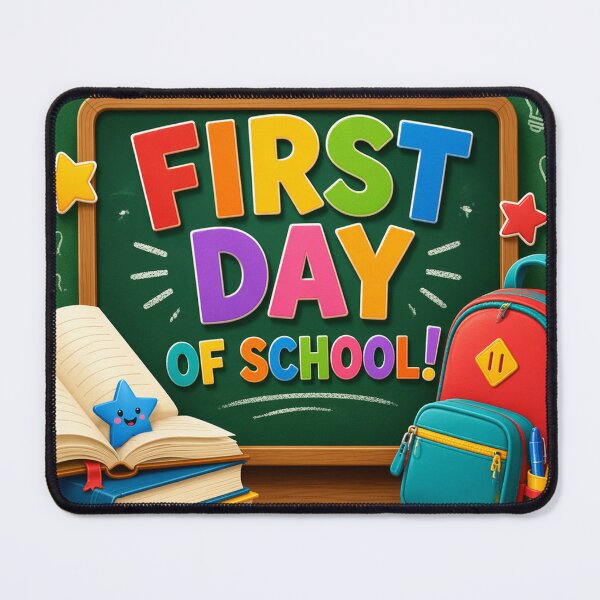Item preview, First Day of School Cute 3D Chalkboard Sun Classroom Poster designed and sold by FestivityFinds.