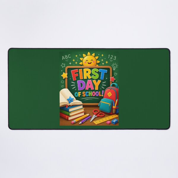 Item preview, First Day of School Cute 3D Chalkboard Sun Classroom Poster designed and sold by FestivityFinds.