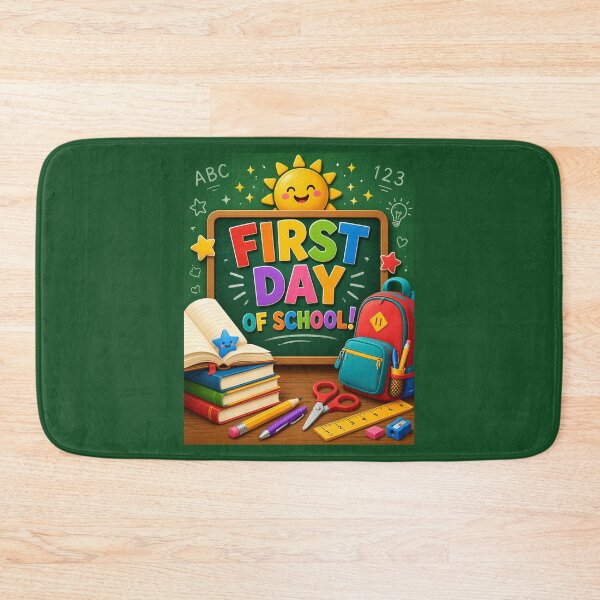 Item preview, First Day of School Cute 3D Chalkboard Sun Classroom Poster designed and sold by FestivityFinds.