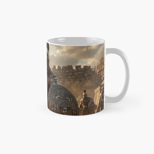 Item preview, Epic Spartan Warrior Ancient Greece Acropolis designed and sold by GalleryBrisArt.