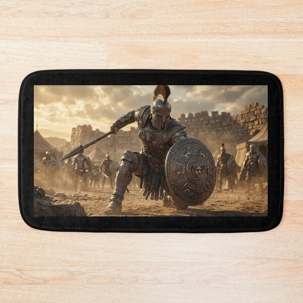 Item preview, Epic Spartan Warrior Ancient Greece Acropolis designed and sold by GalleryBrisArt.
