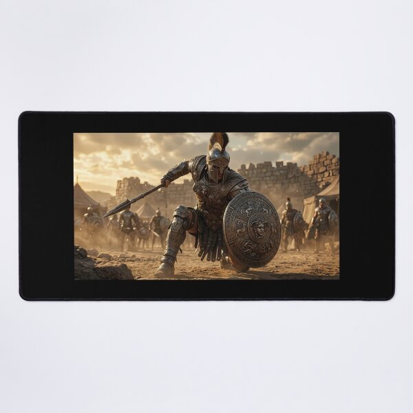 Item preview, Epic Spartan Warrior Ancient Greece Acropolis designed and sold by GalleryBrisArt.