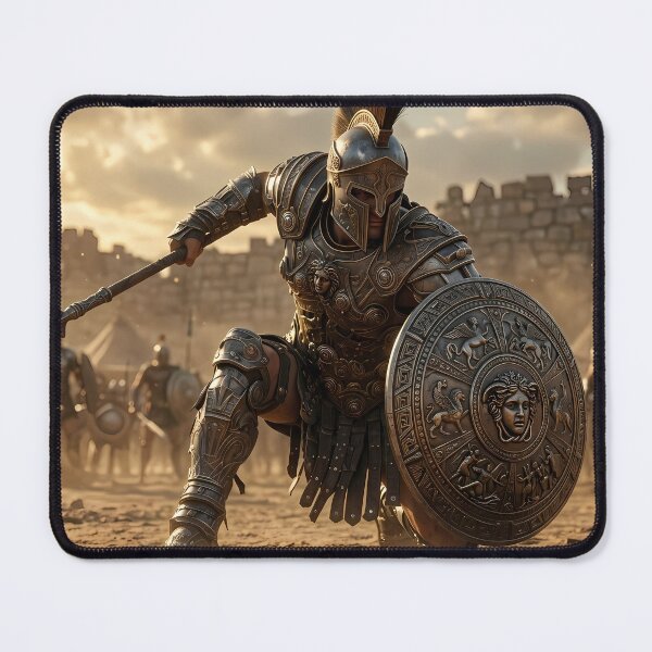 Item preview, Epic Spartan Warrior Ancient Greece Acropolis designed and sold by GalleryBrisArt.