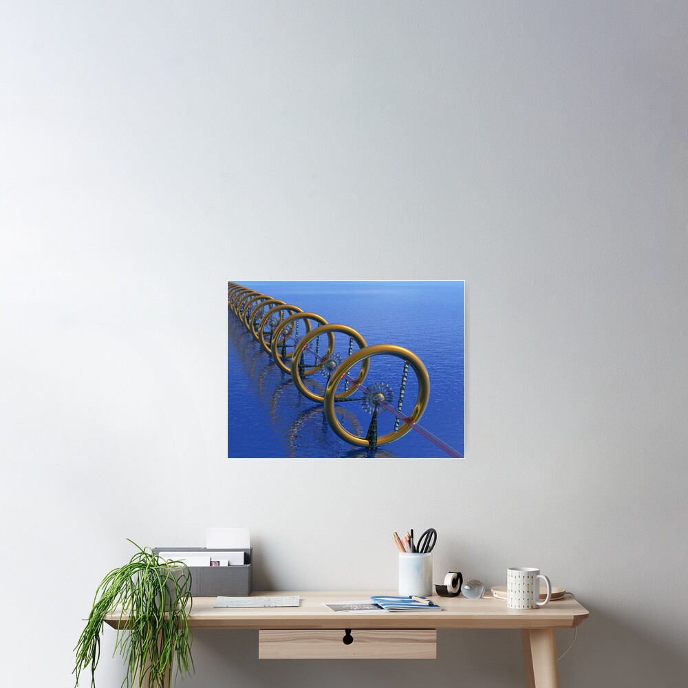Vista previa del artículo con la obra «Póster», diseñado y vendido por bubblenjb.