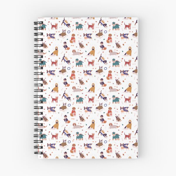 Item preview, Dressed Up Dogs on White Background Allover Pattern designed and sold by TeeGeeTees.