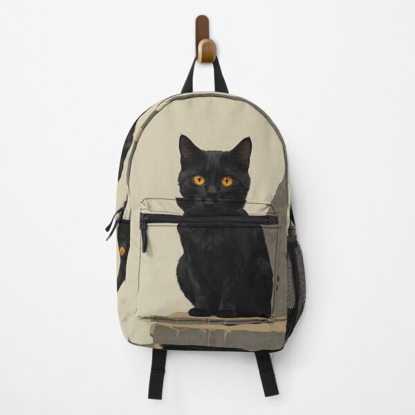 Item preview, Black Cat with Golden Eyes designed and sold by KiraChie.